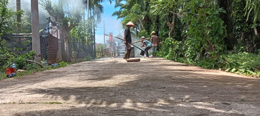 Transparan dan Progresif, Desa Medan Jaya Optimis Selesaikan Pembangunan Tepat Waktu